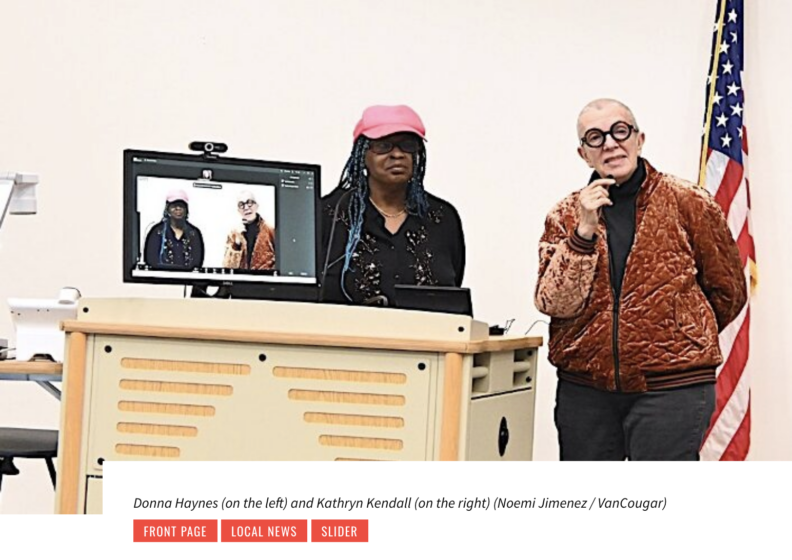 Speakers at an event.